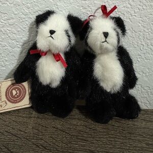 Boyds Bears Pandas Couple 3.5 Inch Plush Hsing And Ling Noah’s Ark